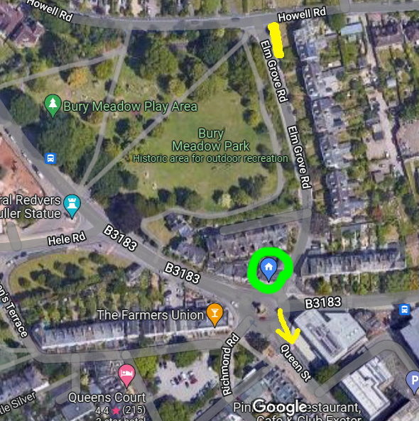 2 Hour Visitor Parking Map